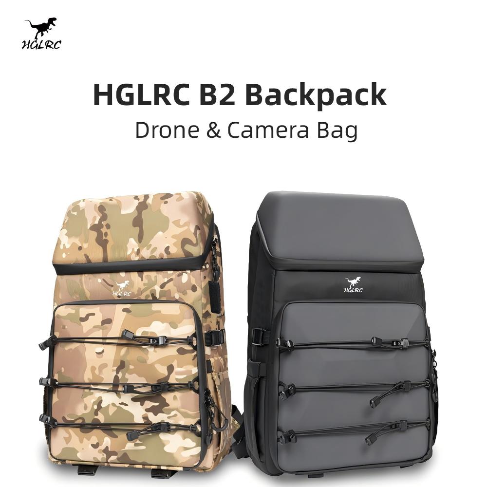 Drone Battery Bag - HGLRC B2 Drone&Camera Backpack - 47X29X23cm