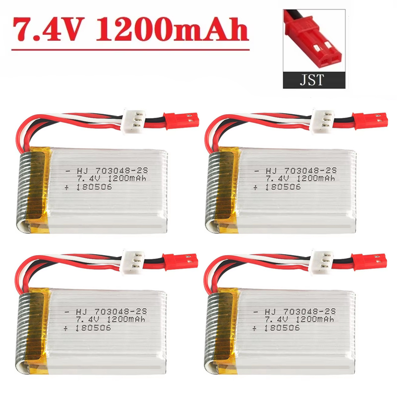 Lipo Battery 2S 7.4V 1200mAh 7 - Eachine Drone E010 ulasan dan harga