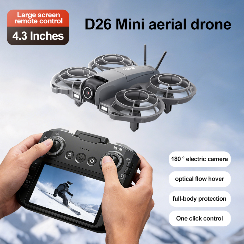 D26 Drone 4K Aerial HD 180° Ca - Drone Battery Box ulasan dan harga