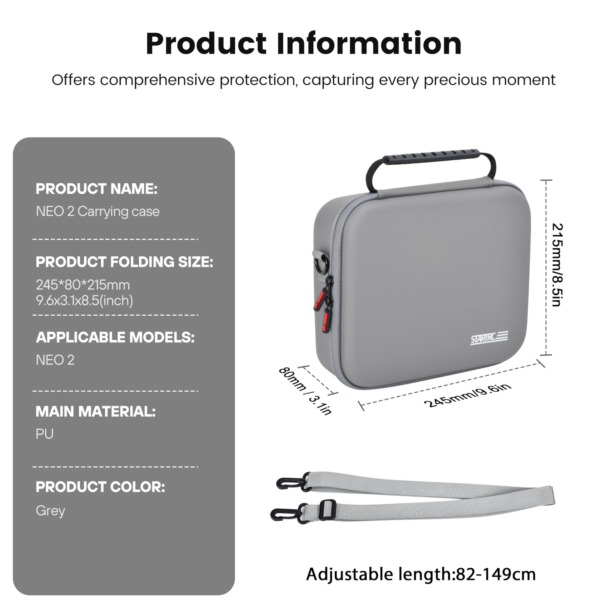 Neo 2 Portable PU Shoulder Bag - Drone Battery Bag ulasan dan harga