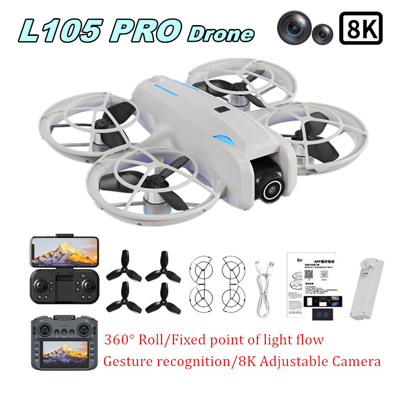 L105 PRO Drone Duel 8k Lens Fu - Drone Battery Box ulasan dan harga